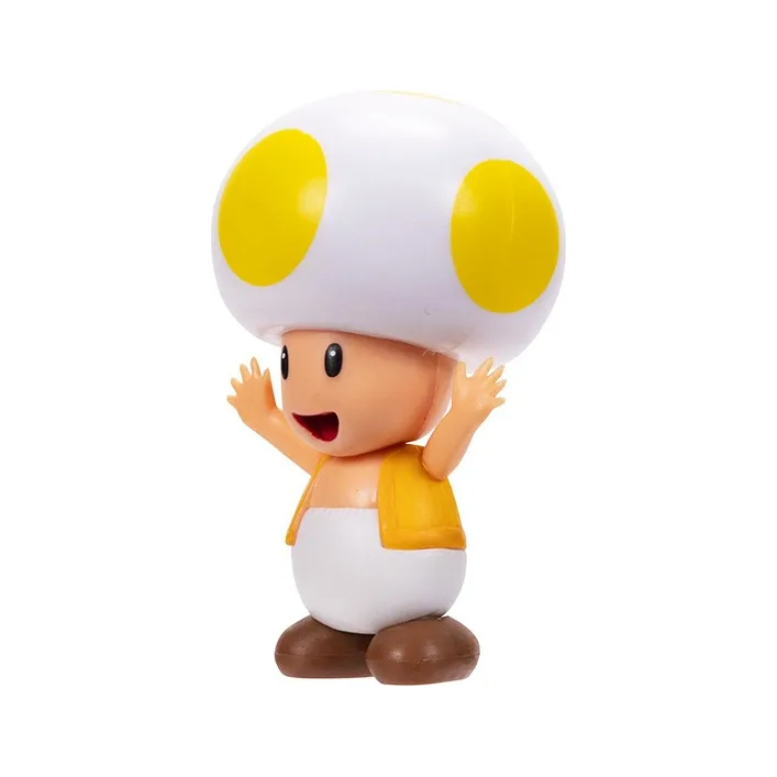 Игровая фигурка с артикуляцией SUPER MARIO - Желтый Тоад 6 cm