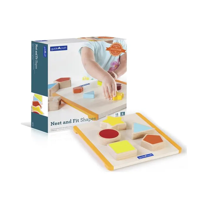 Рамка-вкладыш Guidecraft Manipulatives Фигуры (G6733)