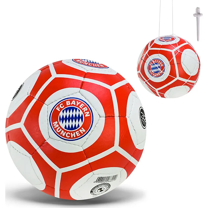 Мʼяч футбольний FC Bayern Munich Бавария№5, PU 420 грам, 32 панелі,Пакістан, сітка+голка в комплекті