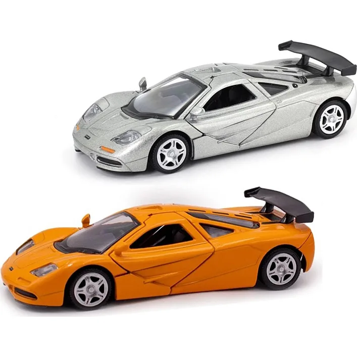 Автомодель - MCLAREN F1 1992 (сірий, помаранчевий)