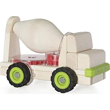 Большая машинка Guidecraft Block Science Trucks Бетоновоз деревянный 38 см (G7530)
