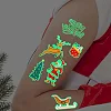Набор временных тату "Рождество №2" kids-tatto-set10-2-christmass, светящиеся 12 х 7 см
