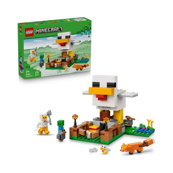 Конструктор LEGO Minecraft Куряча ферма 233 Деталі ( 21585 )