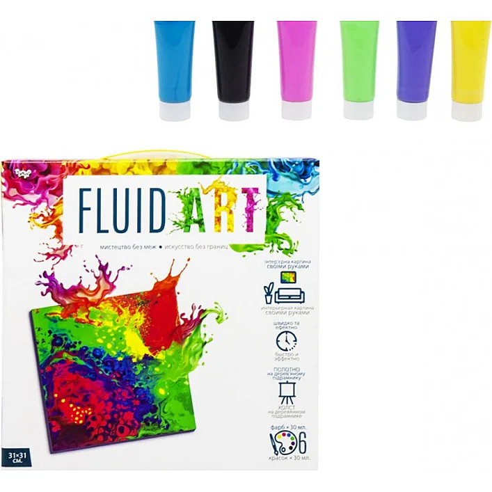 Набор креативного творчества "Fluid ART" FA-01-01-2-3-4-5, 5 видов FA-01-05