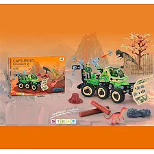 Конструктор J 6615 (18/2) 238 деталей, инструменты, игровые фигурки, резиновые шины, в коробке