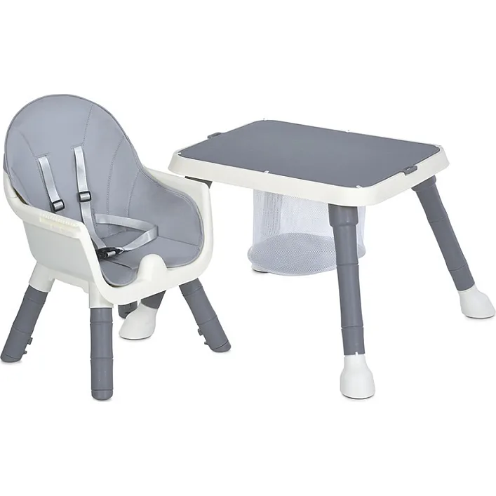 Дитячий стільчик для годування 2 в 1 M 6041 Gray