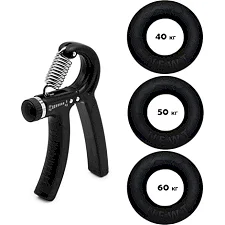 Набор кистевых эспандеров кольцо+эспандер ножницы Power Grip Set2 NE-1588-60