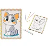 Картина по номерах Puz-22945 "Котик" дерев'яна, формат А4 PuzzleOk (Нас2844)