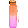 Бутылка для воды UZSPACE 3038(Orange-Pink) 1000 мл, оранжево-розовая