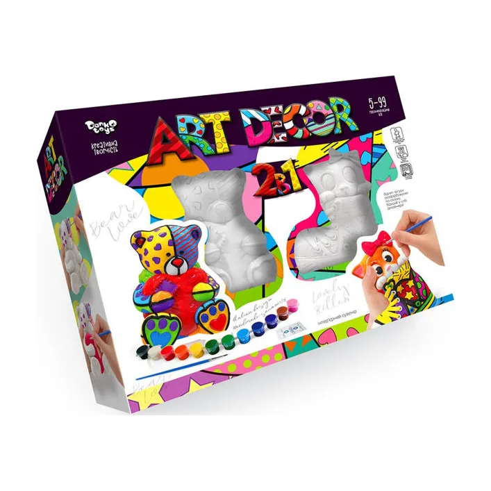 Набір для творчості ARTD-02-01U "ART DECOR" 2в1 DANKO (Нас8192)