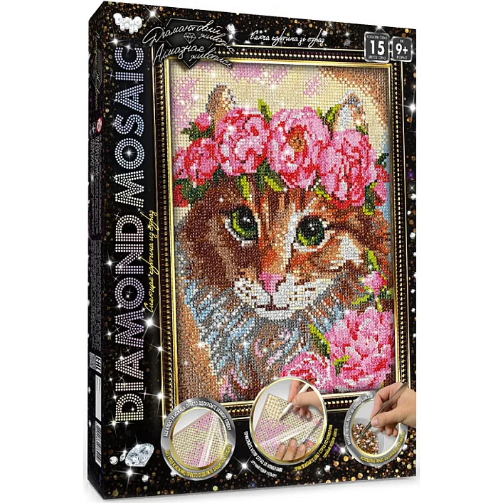 Набор креативного творчества "DIAMOND MOSAIC" Danko Toys DM-03-06
