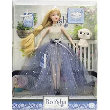 Кукла "Emily" QJ102B С аксессуарами, размер куклы - 29 см, коробка - 28.5*6.5*36 см (Лял1123)