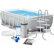 Intex Басейн каркасний 26784 (1) 300х175х80см, 3539л, фільтр-насос, сходи