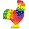 Дерев'яний пазл Viga Toys Півник по літерах (55244N)