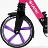 Самокат двухколесный "Best Scooter" SH-30610(4) "SHARK", с ручным тормозом, зажим руля, колеса PU - 20 см, 1 амортизатор, в коробке