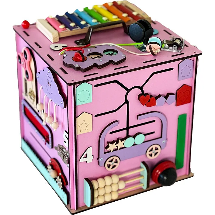 УЦЕНКА!!! Развивающая игрушка Бизикуб Temple Group TG145644630-UC 30х30х30 см