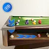 Більярдний стіл THUNDER BOLD-BROWN 9FT, 274 х 142 х 81 см