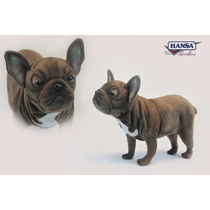 М'яка іграшка Французький бульдог, довжина 50 см, Hansa (66006)