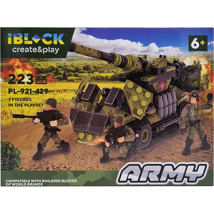 Конструктор Армия IBLOCK PL-921-429, 4 вида Вид 4