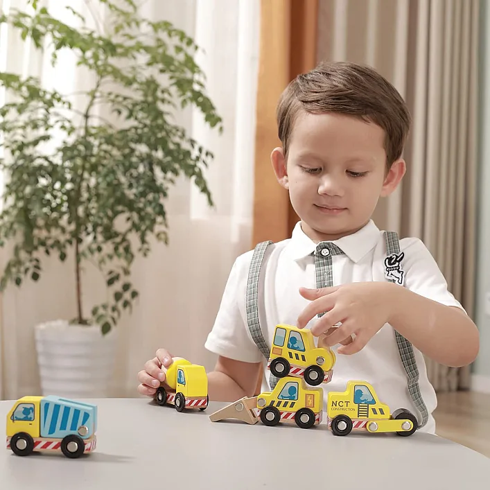 Набір Будівельні транспортні засоби New Classic Toys, 5 шт.