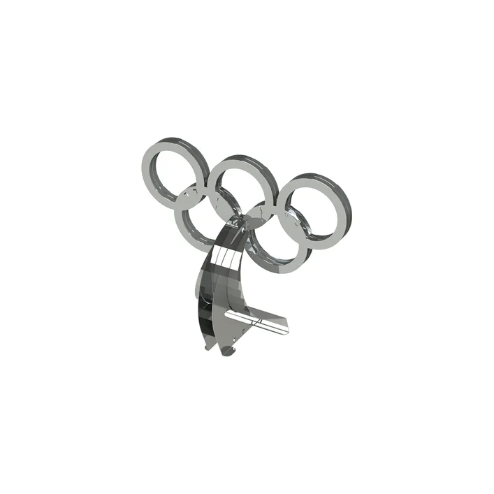 Колекційна модель-конструктор Metal Time Rings of Strength Олімпійські кільця (MT021Y)