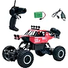 Автомобиль OFF-ROAD CRAWLER на р/к - CAR VS WILD (красный, акум. 3,6V, металл. корпус, 1:20) (Маш0517)
