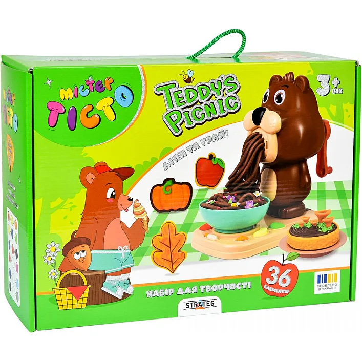 Набор для творчества "Мистер тесто. Teddy's Picnic", русский