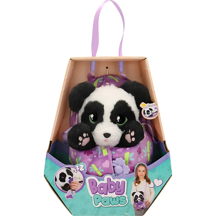 Интерактивная игрушка "Малыш Панда" Baby Paws 927667M, со звуком