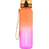Бутылка для воды UZSPACE 3038(Orange-Pink) 1000 мл, оранжево-розовая
