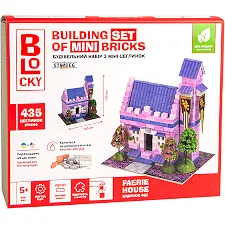 Строительный набор для творчества из мини-кирпичиков BLOCKY "Дом Феи" 31020 STRATEG (Нас3828)