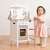 Игрушка мини-кухня Приятного аппетита, New Classic Toys, посуда в комплекте, бело-серебристая, арт. 11053