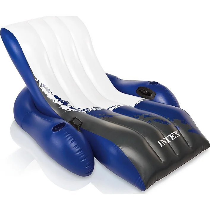 Шезлонг надувной для плавания INTEX 58868, 180 x 135 см