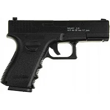 Игрушечный пистолет на пульках "Glock 17" Galaxy G15 металл черный