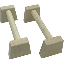 Паралетсы, упоры для отжимания деревянные Wood Gym Push Up NE-WD-40 из бука 40 см 2 шт