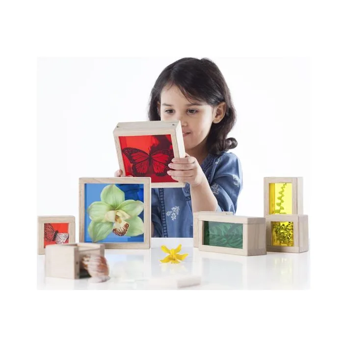 Набор Guidecraft Natural Play Сокровища в цветных ящиках (G3085)