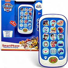 Телефон музыкальный развивающий Kids Hits KKH03/006L "Paw Patrol", батарейка в комплекте, короб. 23*3,5*18.5 см (Муз6578)