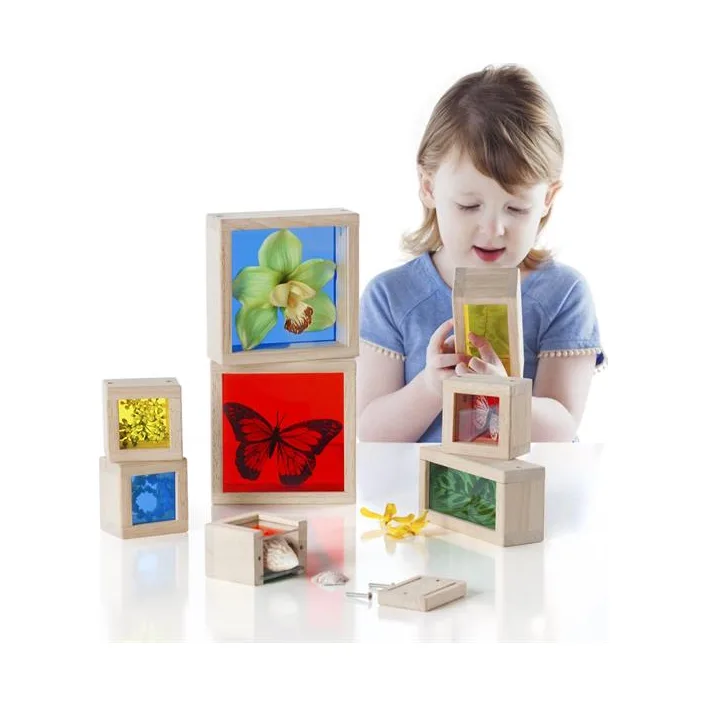 Набор Guidecraft Natural Play Сокровища в цветных ящиках (G3085)