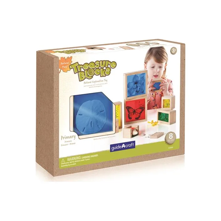 Набор Guidecraft Natural Play Сокровища в цветных ящиках (G3085)