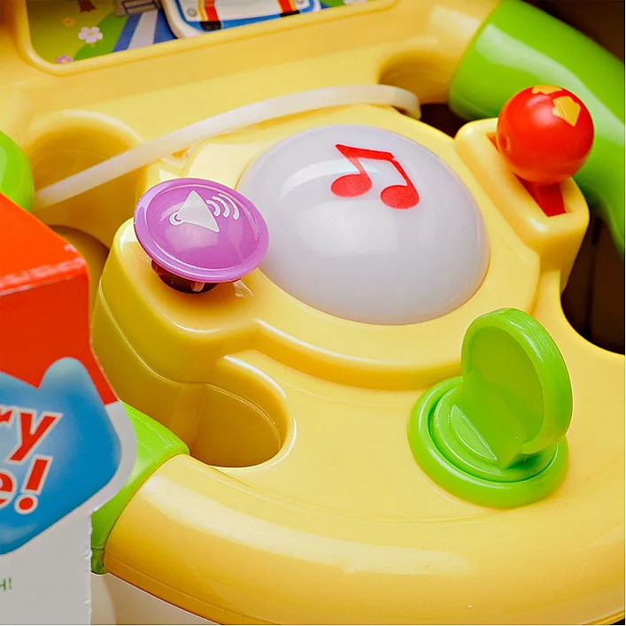 Игрушка на присоске Kiddi Smart – Умный руль (украинский)