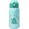 Термос-поильник с силиконовой трубочкой MGZ-0318(Turquoise) чашкой, в чехле с ремешком, 550 мл