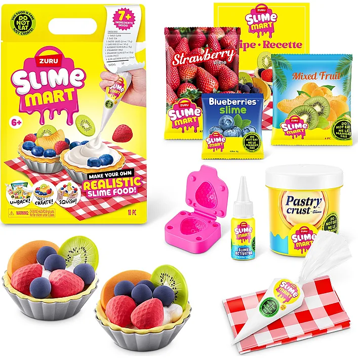 Ігровий набір зі слаймами SLIME MART серії "Shopping Bag" – ФРУКТОВИЙ ТАРТ