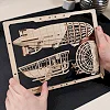 Дерев'яний механічний 3D конструктор Ugears Цепелін (70208)