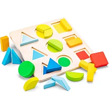 Доска для пазлов с геометрическими фигурами New Classic Toys (10465)