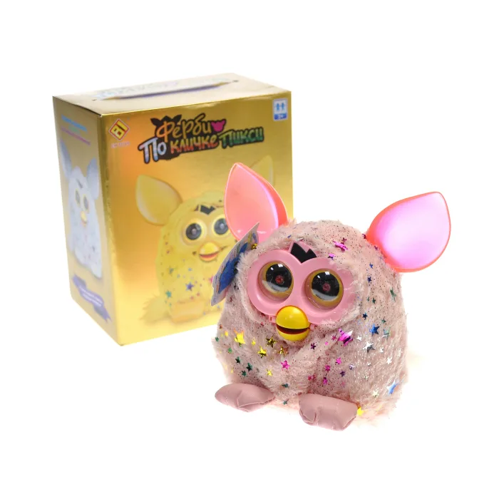 Интерактивная игрушка "Пушистик", музыкальная со светом, в коробке JD-4890 г.19*12,5*16,5см. (Муз0930)