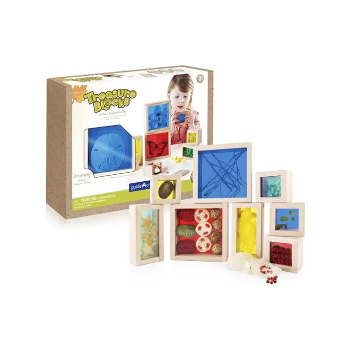 Набор Guidecraft Natural Play Сокровища в цветных ящиках (G3085)