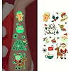 Набор временных тату "Рождество №2" kids-tatto-set10-2-christmass, светящиеся 12 х 7 см