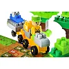 Конструктор "Block&Steps: Приключения в Сафари" + ходилка и мемори игра 3в1, 89дет. QB300-006 qbee (Кон3936)