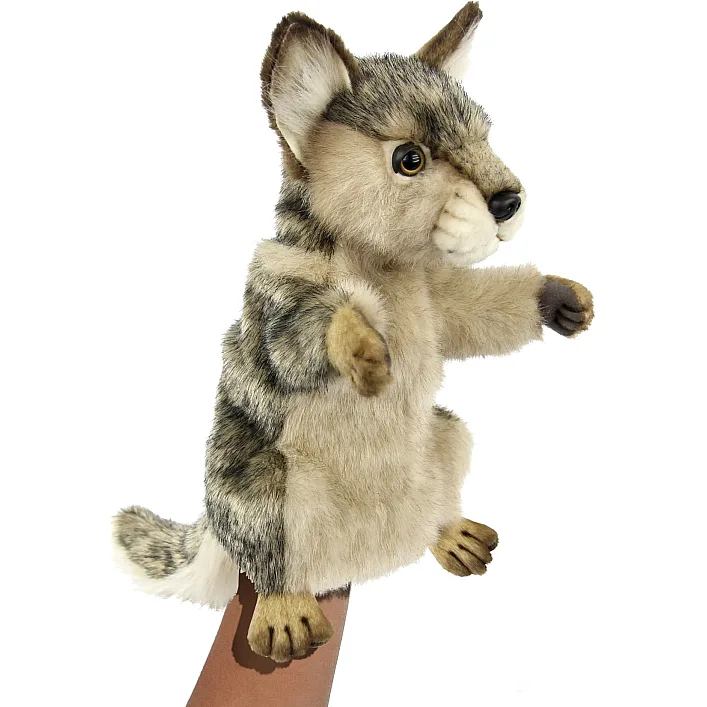 Мягкая игрушка на руку Волк, серия Puppet, 44 см. высота, Hansa (7949)