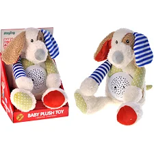 М'яка іграшка 033-38A "Собака" на батарейках р.15x15 см YG Toys