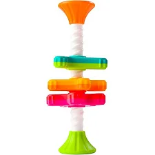 Пирамидка-спиннер Fat Brain Toys MiniSpinny тактильная (F134ML)
